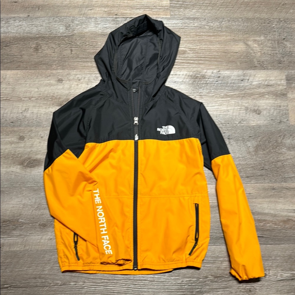 KIDS The North Face Black and Yellow Jacket
